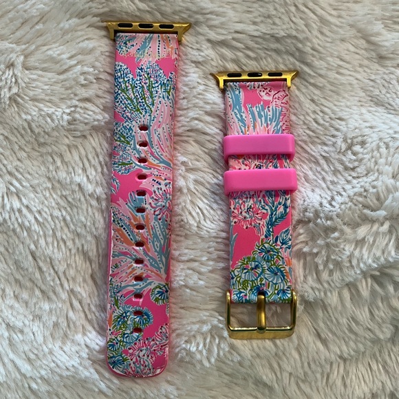 Lilly Pulitzer Accessories - Lilly Pulitzer Silicone Apple Watch Band